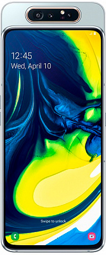 Смартфон Samsung Galaxy A80 8/128 GB (серебро)